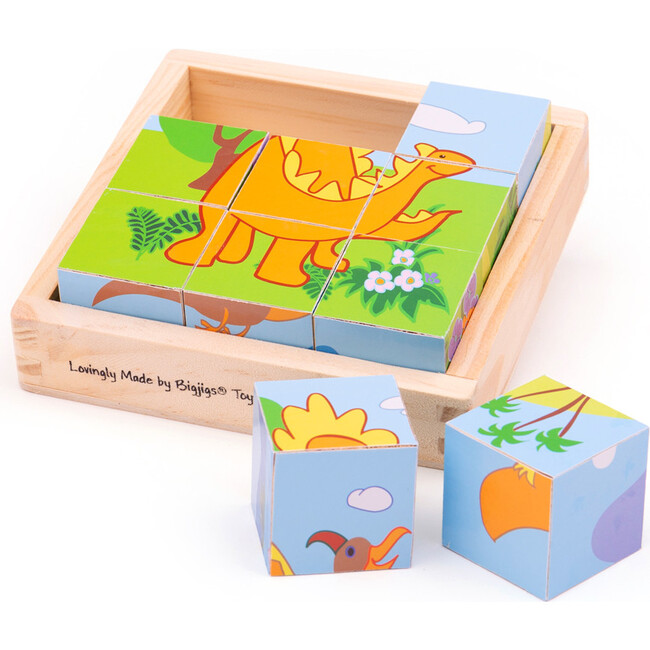 Dinosaur Cube Puzzle Bigjigs Toys Puzzles Maisonette
