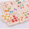 Picture and Number Matching Puzzle - Wooden Puzzles - 2