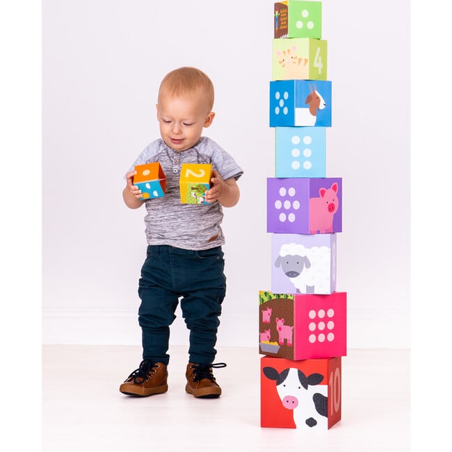 Farmyard Stacking Cubes - Stackers - 5