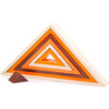 Natural Wooden Stacking Triangles - Stackers - 1 - thumbnail