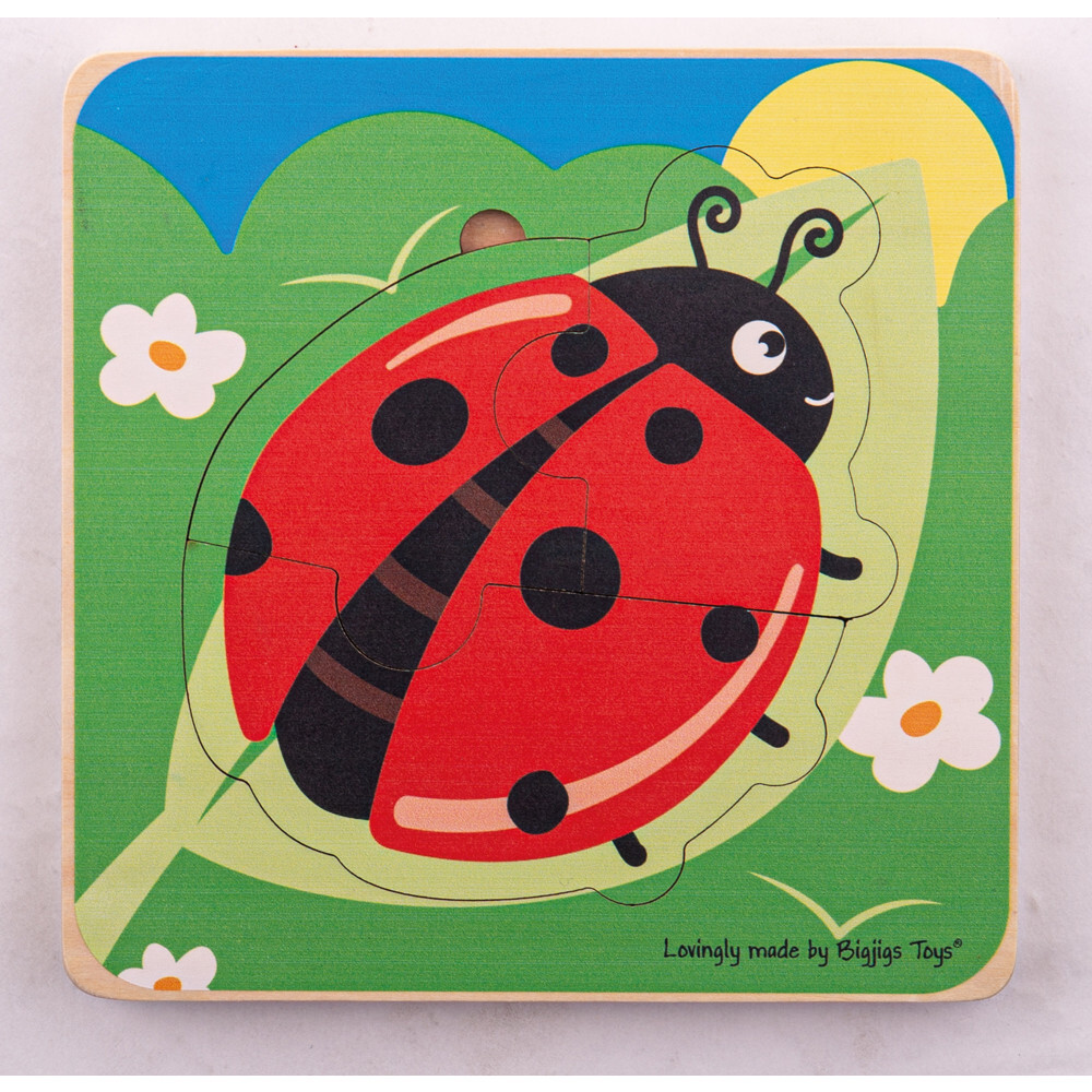 Lifecycle Layer Puzzle - Ladybug - Wooden Puzzles - 1