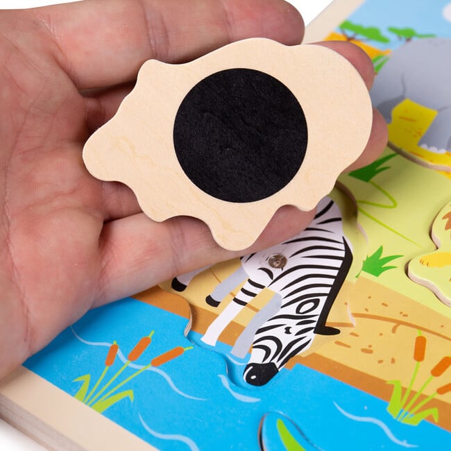 Sound Puzzle - Safari - Wooden Puzzles - 4