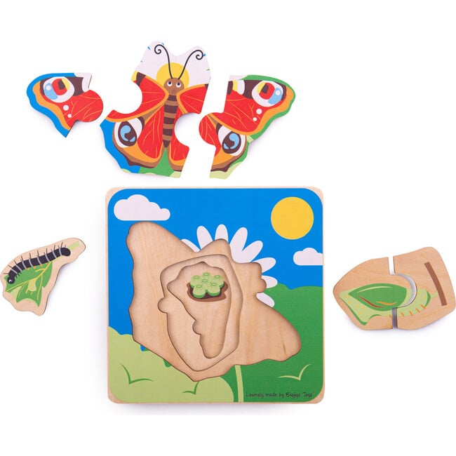 Lifecycle Layer Puzzle - Butterfly - Wooden Puzzles - 2