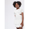Eyelet Tiered Dress, White - Dresses - 2