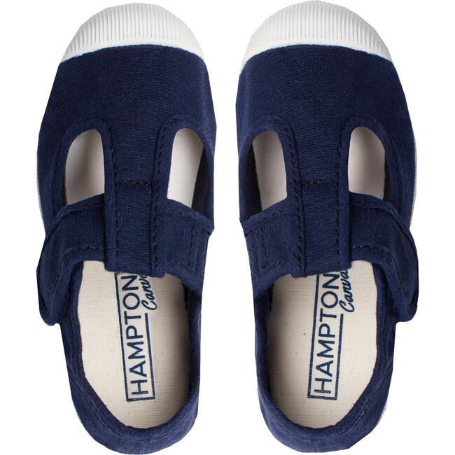Champ Canvas Shoe, Navy - Sneakers - 1