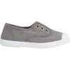 Plum Canvas Sneaker, Light Grey - Sneakers - 2 - thumbnail