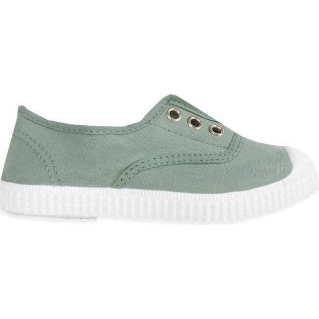 Plum Canvas Shoe, Olive - Sneakers - 2