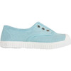 Plum Canvas Shoe, Sea Blue - Sneakers - 3