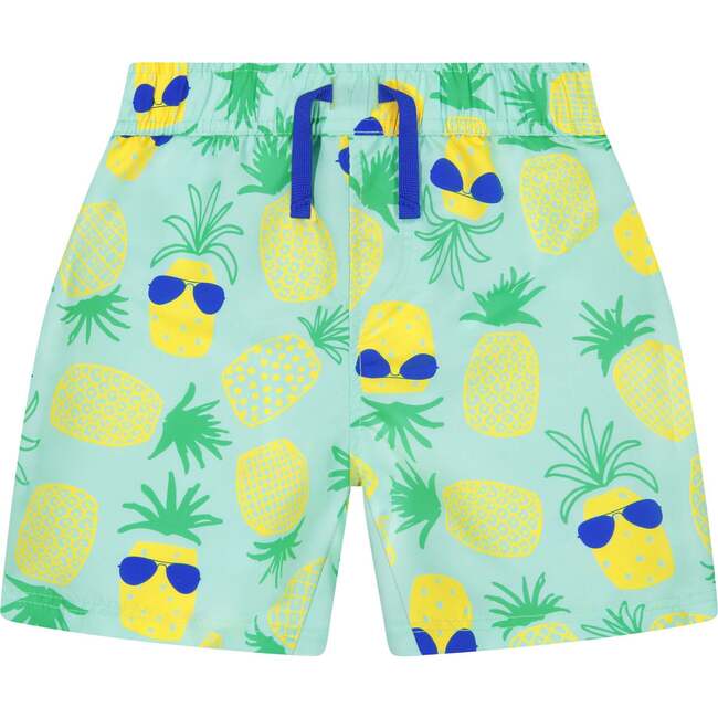 Baby Pineapple Swim Set, Green - Mixed Apparel Set - 3