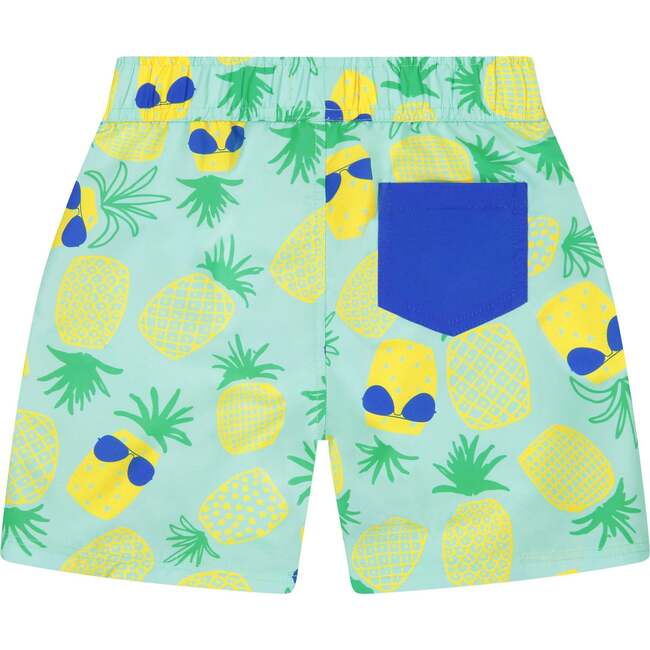 Baby Pineapple Swim Set, Green - Mixed Apparel Set - 6