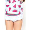 Watermelon Rashguard Swimset, Blue - Rash Guards - 4