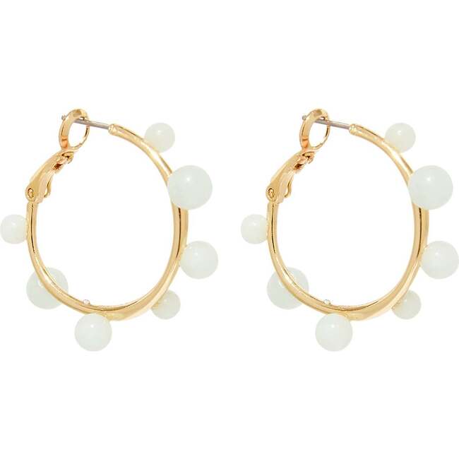 Mini Isla Pearl Hoop - Earrings - 1
