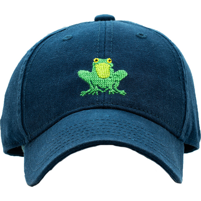 Frog Baseball Hat, Navy