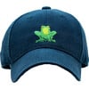 Frog Baseball Hat, Navy - Hats - 1 - thumbnail