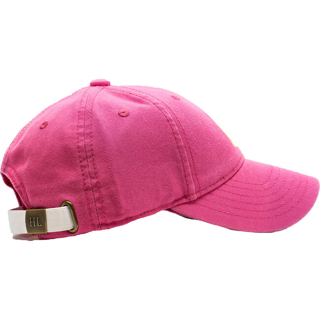 Lemon Baseball Hat, Bright Pink