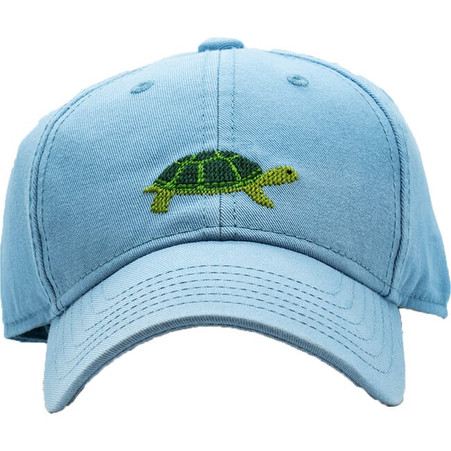 Turtle Baseball Hat, Faded Chambray