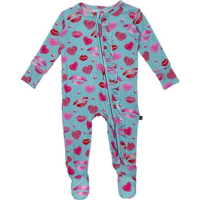 Scarlett Ruffled Footie - Pajamas - 1