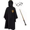 Deluxe Wizard Cloak and Wand Bundle - Costume Accessories - 1 - thumbnail