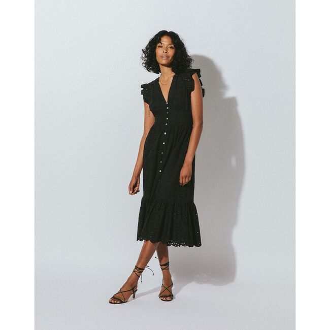 Women's Brielle Midi Dress, Black - Dresses - 2