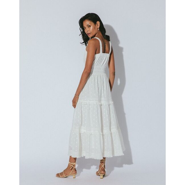 Women's Jolene Midi Dress, Ivory - Dresses - 4