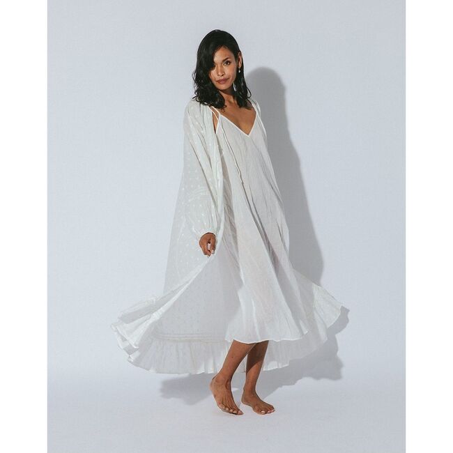 Women's Love Me Kimono, Ivory - Dresses - 5