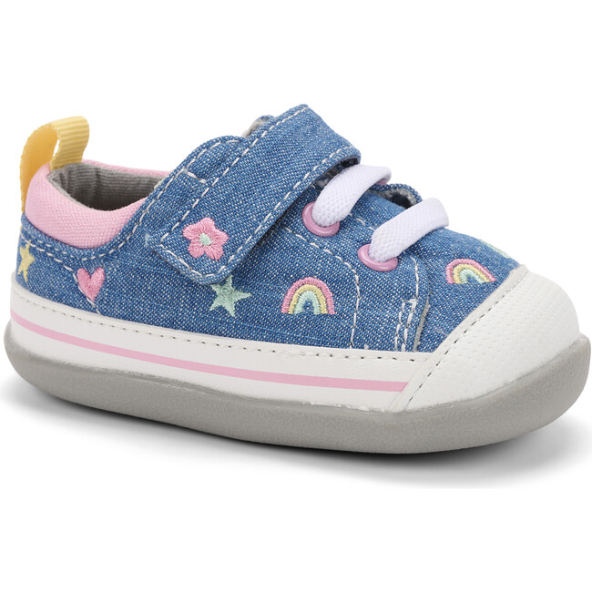 Stevie II First Walker, Chambray & Happy - Sneakers - 1