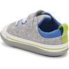 Stevie II First Walker, Gray Jersey & Lime - Sneakers - 2