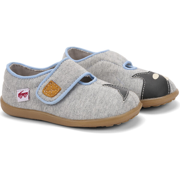 Cruz II Slippers, Gray Jersey Orca - See Kai Run Shoes