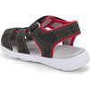 Cyrus IV FlexiRun Sandal, Gray & Red - Sandals - 2