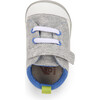 Stevie II First Walker, Gray Jersey & Lime - Sneakers - 4