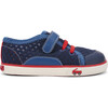 Saylor Sneaker, Navy & Red - Sneakers - 3 - thumbnail