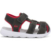 Cyrus IV FlexiRun Sandal, Gray & Red - Sandals - 3