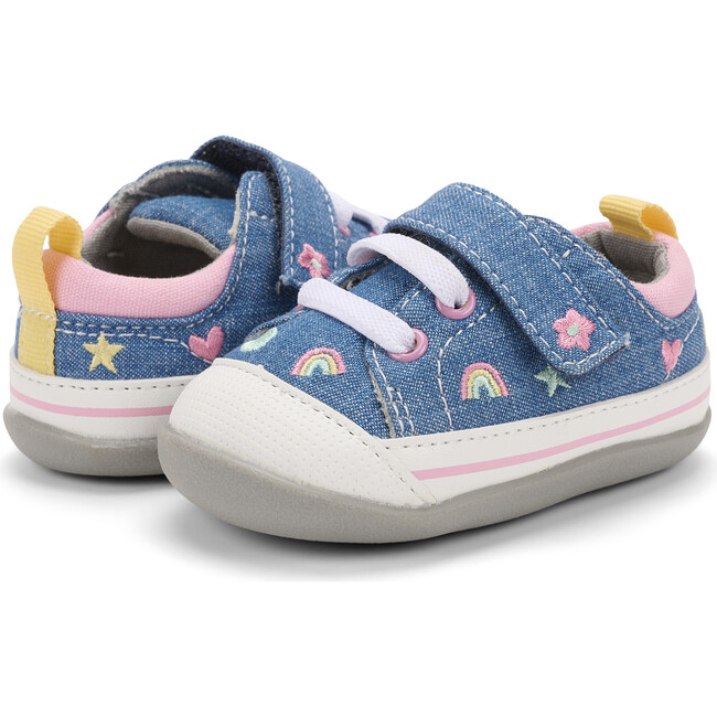 Stevie II First Walker, Chambray & Happy - Sneakers - 7