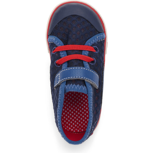 Saylor Sneaker, Navy & Red - Sneakers - 4