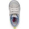 Tanner Sneaker, Gray Jersey & Lime - Sneakers - 4