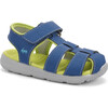 Cyrus IV FlexiRun Sandal, Blue & Lime - Sandals - 1 - thumbnail