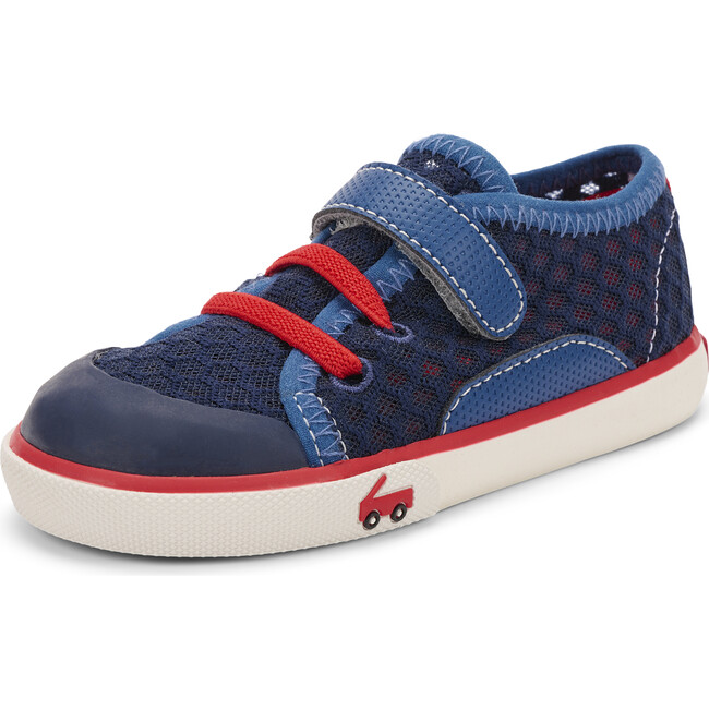 Saylor Sneaker, Navy & Red - Sneakers - 6