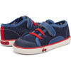 Saylor Sneaker, Navy & Red - Sneakers - 7 - thumbnail