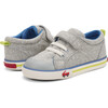 Tanner Sneaker, Gray Jersey & Lime - Sneakers - 7