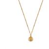 Women's Wheel Necklace, Gold - Necklaces - 1 - thumbnail