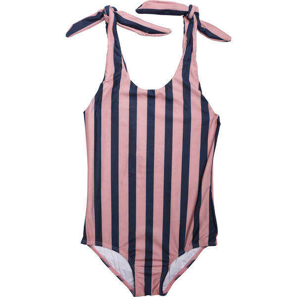 The Upper East One Piece Swimsuit, Rose Blue - Carpe Summer NYC Swim ...