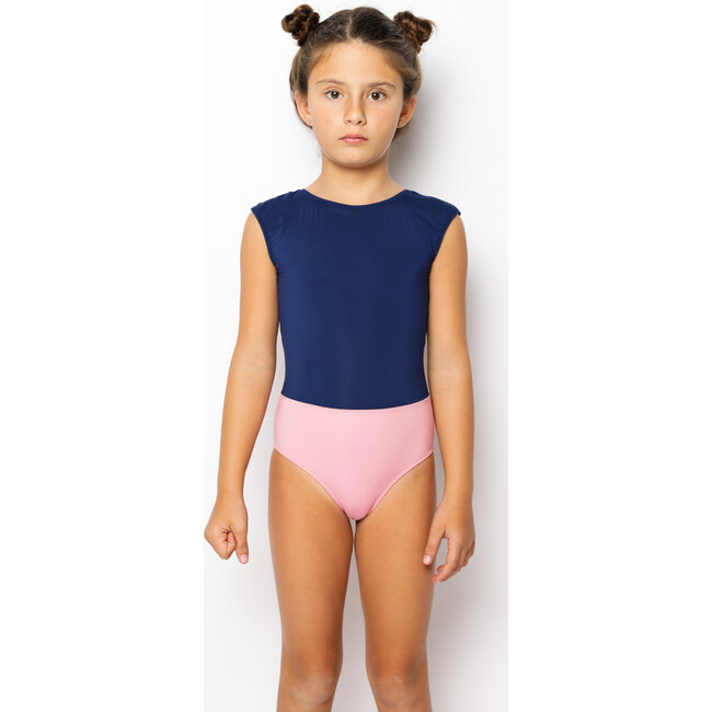The Upper West One Piece Swimsuit, Rose Blue