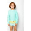 Boy Short Swim Trunks, Lemon Pop - Swim Trunks - 6