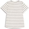 Short Sleeve Classic Tee, Heather Grey/Stripe - Shirts - 2