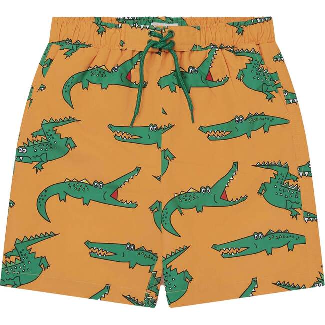 Crocodile Swimsuit, Orange