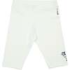 Fox Cycling Shorts Leggings, Ecru - Shorts - 1 - thumbnail