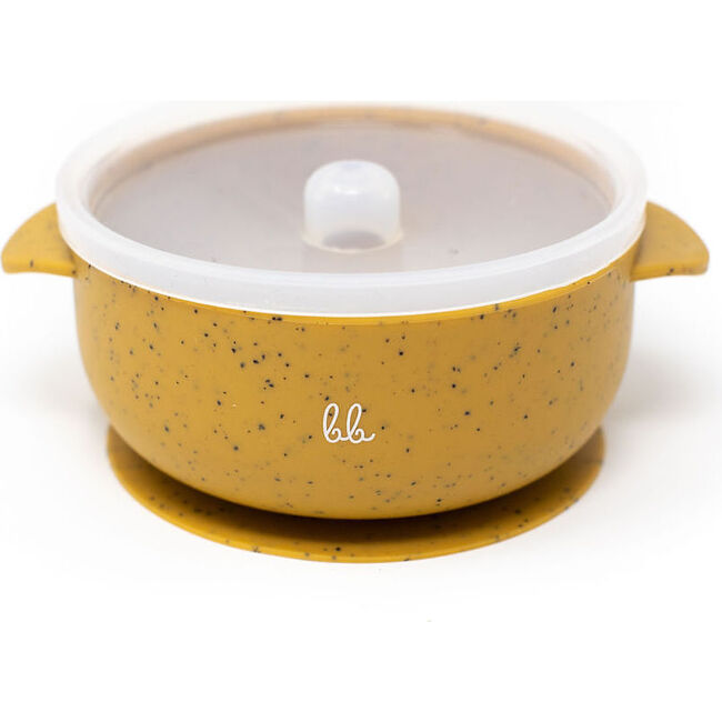 Silicone Suction Bowl,  Oak Bull Speckled
