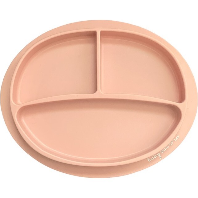 Silicone Suction Plate,  Misty Rose