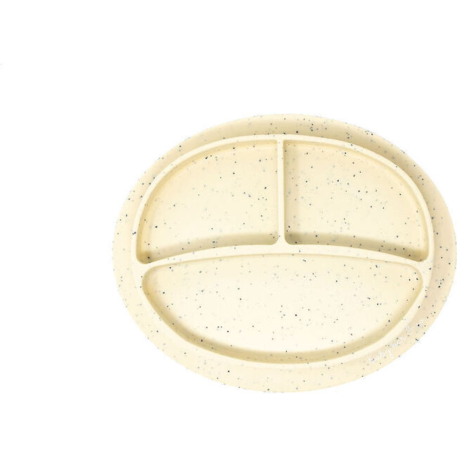 Silicone Suction Plate,  Navajo Beige Speckled