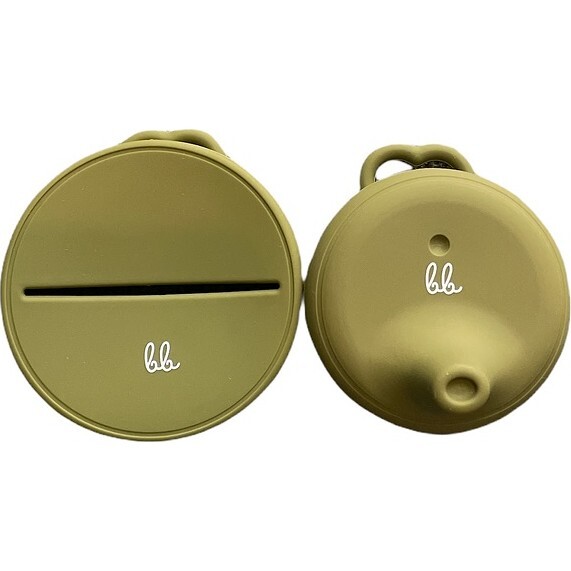 Silicone Snack & Sippy Lids,  Olive Martini - Tabletop - 1